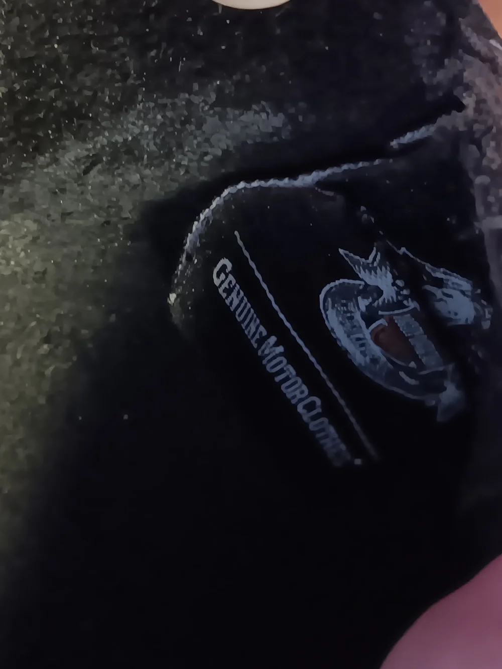 Harley-Davidson Black Leather Chain Wallet with Big Chain